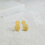 Pineapple Stud Earrings, thumbnail 1 of 2