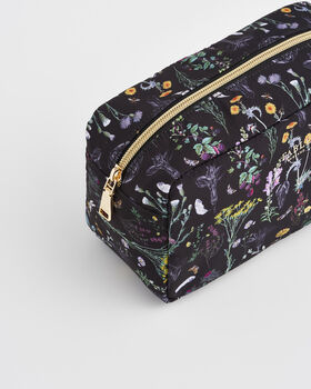 Wilderness Black Cosmetic Bag, 6 of 7