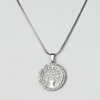Dainty Tree Of Life Pendant Necklace, 2 of 6