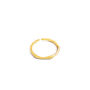 Hammered Stacker Gold Ring Adjustable, thumbnail 4 of 4