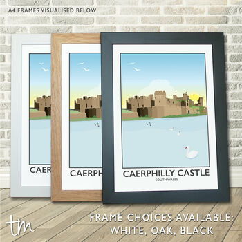 Caerphilly Castle, South Wales Print, 2 of 5