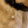 Druzy Crystal Pet Collar Charm, thumbnail 2 of 3