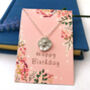 Thank You Teacher Sterling Silver Buttercup Necklace, thumbnail 3 of 12