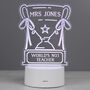 Personalised Trophy LED Colour Changing Night Light, thumbnail 9 of 9