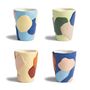 Imogen Colourful Abstract Coffee Mugs, thumbnail 1 of 5