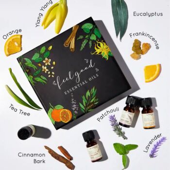 ‘Feel Good’ Pure Essential Oil Gift Set, 2 of 7