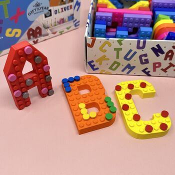 A Z Lego Compatible Alphabet Bricks, 2 of 6