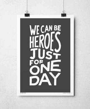 We Can Be Heroes Print, 8 of 8