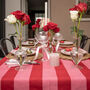 Red And Pink Striped Tablecloth, thumbnail 8 of 8