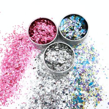 Peacock Party Eco Glitter Gift Set, 4 of 12