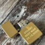 Personalised Engraved Gold Lighter, thumbnail 3 of 8
