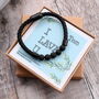Handmade Personalised Lava Stone Bracelet For Men, thumbnail 7 of 8