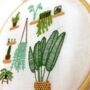 House Plant Embroidery Kit, thumbnail 6 of 10