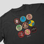 Sunderland Football Beer Mats Oversized T Shirt, thumbnail 7 of 11