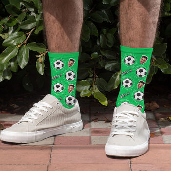 Personalised Football Photo Socks, 3 of 12