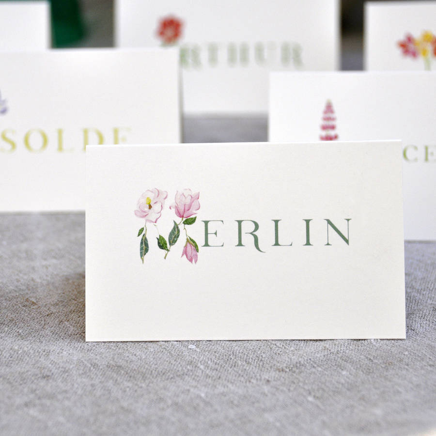 Personalised Place Setting Cards, 1 of 10