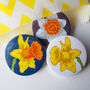 Spring Daffodil Flowers Badge Set, thumbnail 1 of 3