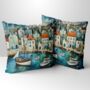 Harbour Hues Hand Made Poly Linen Cushions, thumbnail 1 of 9