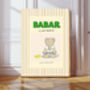 Babar The Elephant Meditation Nursery Art Print, thumbnail 2 of 3