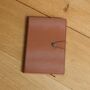 Brown Lined A5 Notebook With Elastic Fastener And Stud, thumbnail 5 of 5
