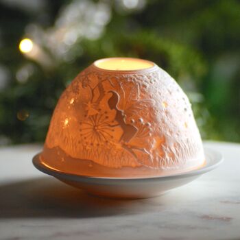 Woodland Faires Tealight Holder With Cutouts, 2 of 9