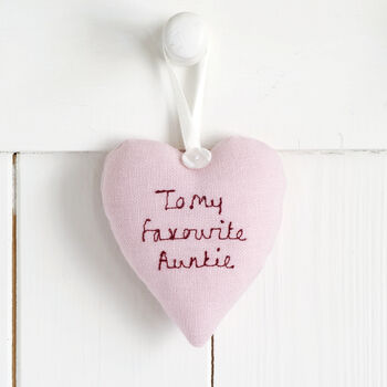 Personalised Hanging Heart Valentines Gift For Wife, Girlfriend, Fiancee, 5 of 12