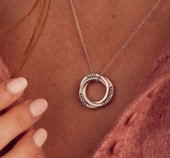 Personalised Russian Ring Necklace, 9 of 12
