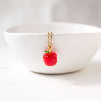 Apple Pendant Necklace, 3 of 6