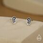 Sterling Silver Ear Stud Earrings, thumbnail 2 of 12