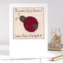 Personalised Ladybird Card For Her For Any Occasion, thumbnail 1 of 12