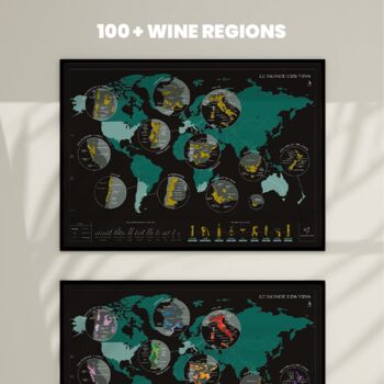 Scratch Off Wine Map World, 7 of 7