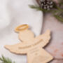 Memorial Angel Christmas Tree Topper, thumbnail 2 of 3