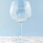 Personalised Crystal Gin Goblet, thumbnail 2 of 4