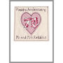 Personalised Heart Wedding Anniversary Card, thumbnail 6 of 12