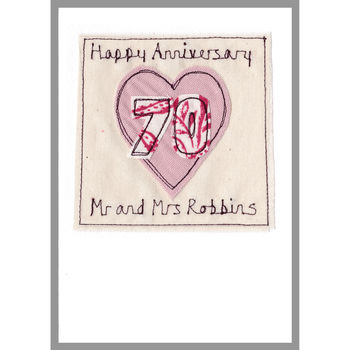 Personalised Heart Wedding Anniversary Card, 6 of 12