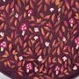 Magical Mushroom Embroidered Burgundy Velvet Circle Bag, thumbnail 9 of 9
