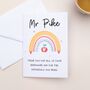 Personalised Thank You Teacher Card, thumbnail 1 of 3