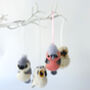 Felted Owl Christmas Decoration Barn Owl, thumbnail 10 of 10