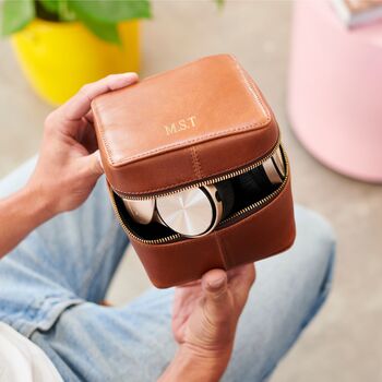 Personalised Leather Technology Storage Box, 10 of 10