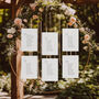 Minimalist Wedding Seating Plan Display Cards, thumbnail 4 of 4