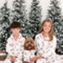 Personalised Dog Santa Christmas Pyjamas, thumbnail 11 of 12
