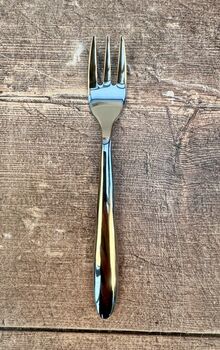 Set Of Six Stainless Steel Pastry/Dessert Forks, 2 of 3