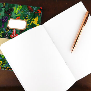 Dendrobatidae Dart Frog Print A5 Notebook, 3 of 8