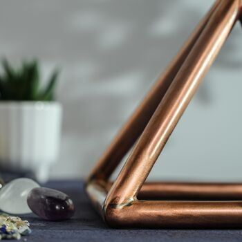 Handmade Copper Meditation Pyramid – Chakra Aligner, 2 of 6