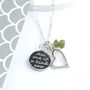 Personalised Birthstone Sentiment Necklace, thumbnail 9 of 12