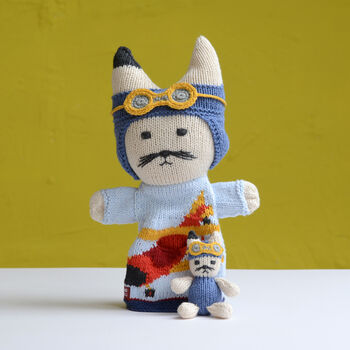 Hand Knitted Pocket Puppets In Organic Cotton, 3 of 12