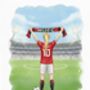 Female Football Gift Print, thumbnail 3 of 10