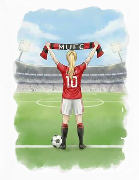 Female Football Gift Print, 3 of 10
