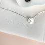 Sterling Silver Minimalist Snowflake Pendant Necklace, thumbnail 5 of 5