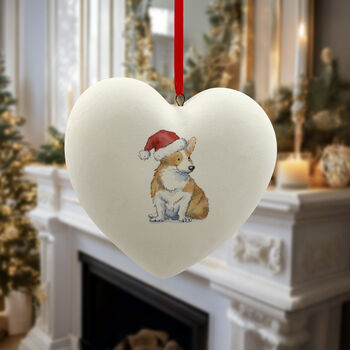 Corgi Ceramic Bauble, 3 of 4